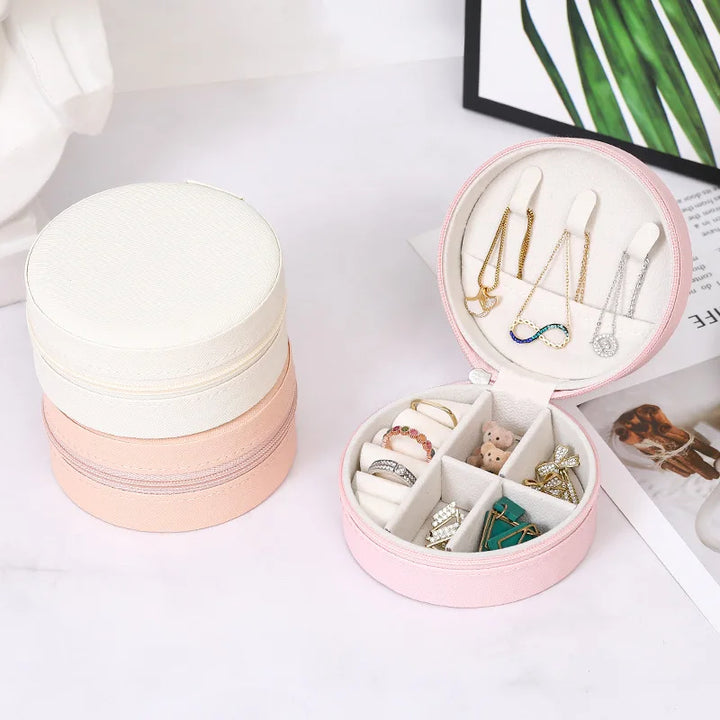 Petite boîte à bijoux en forme de rond