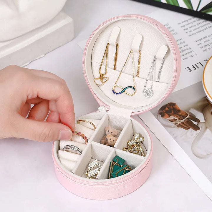 Petite boîte à bijoux en forme de rond